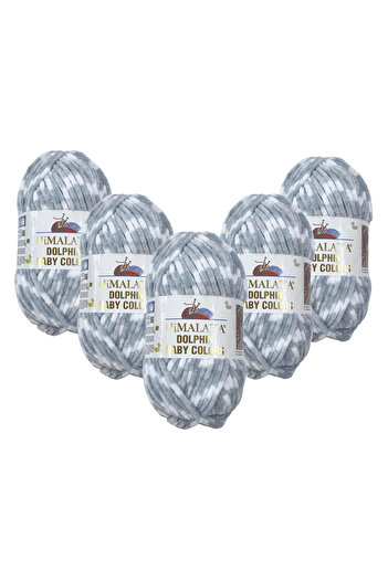 Himalaya Dolphin Baby Colors Velvet Rope 5 Pack - 80432 - 100 Gr. 120 Mt.