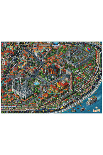 Anatolian Puzzle 3000 Piece Jigsaw Puzzle - Fractal Istanbul 4913