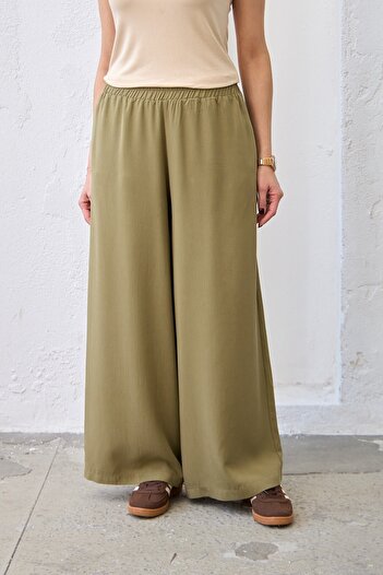 QANU Elastic Ten-Sel Trousers Green
