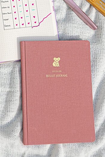 STOREMAX Snshop Color 17X24 Linen Dotted Bullet Journal Notebook Koala 467437