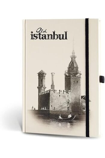 STOREMAX Snshop Color Old Istanbul Journal Striped Elastic Maiden's Tower 467437
