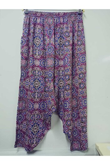 hoaryage Viscose Print Fabric Floral Print Baggy with Pockets 100% Cotton