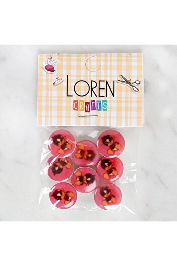 CT STONES Loren Crafts 8-Piece Duck Button - 1209