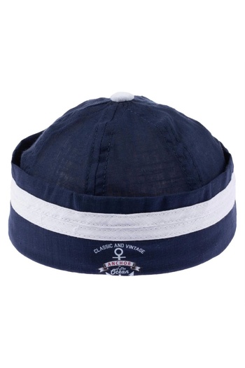 Kitti Male Sailor Hat Baby - 1-3 Years Y23131-01 Navy Blue