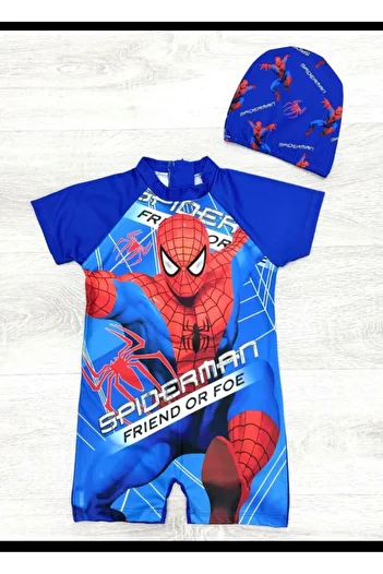 MODA Spiderman Swimsuit Children Swimwear