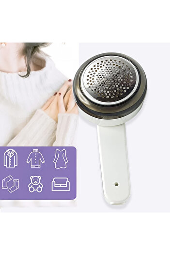SOKANY SK-855 lint remover, battery-operated, White