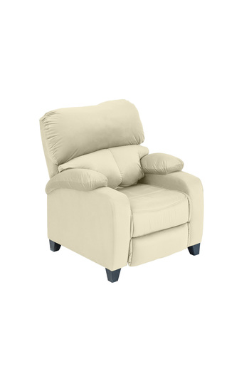Lazy Vibes MNZ1 | Velvet Classic Recliner Chair - Light Beige
