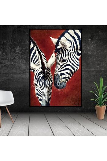 Piri Kanvas Tablo Modern Soyut Zebra Kanvas Tablo