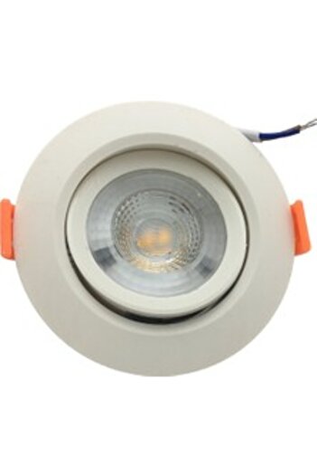 ACK AD01-15030 5W 6500K Beyaz Reflektörlü LED Spot – Beyaz Kasa, İç Mekan