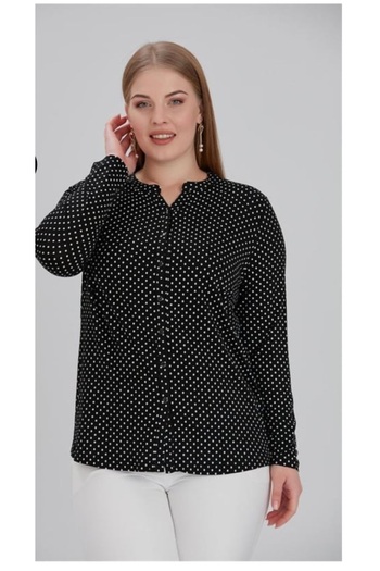 wearon tekstil Women Viscos Fabric Mother Large Size Shirt Combed