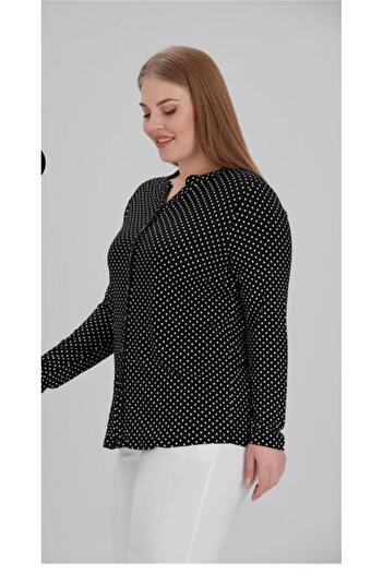 wearon tekstil Women Viscos Fabric Mother Large Size Shirt Combed