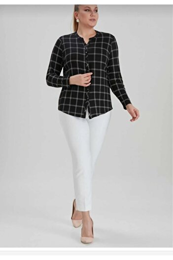 wearon tekstil Women Viscos Fabric Mother Large Size Shirt Combed