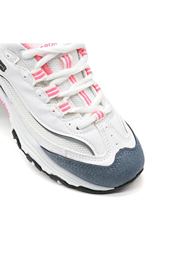 Tmall Pantofi sport de dama,Din Piele ecologica,D1351,Alb cu Albastru