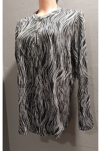 wearon tekstil Women Viscos Fabric Mother Large Size Shirt Combed