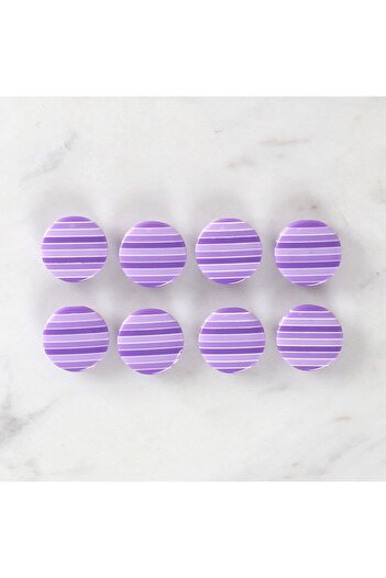 CT STONES Loren Crafts 8 Pack Patterned Buttons - 1100