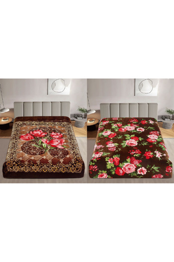 smart home Luxury winter blanket, double-sided system, single size, weight 3 kg - size 220 x 160 cm