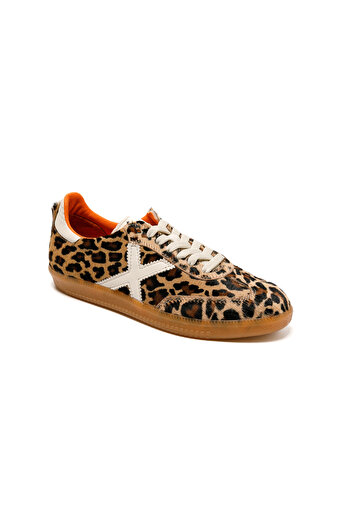 John May Kadın / Kız Sneaker ( Günlük) RC-25Y-088-M-VADE John May Leopar-Bej Cilt