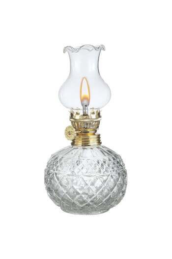PUFO TinyGlass oil lamp with wick, 17 cm