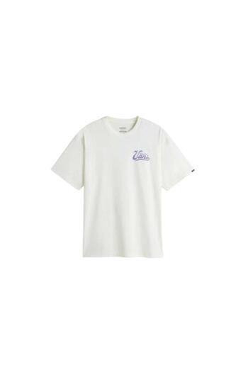 Vans Ανδρικό λευκό μπλουζάκι Waffle Stomp Loose Ss Vn000ntwfs81