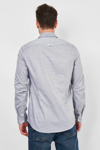 Calvin Klein Camasa CK Dobby J30J318188 Gri XL INTL