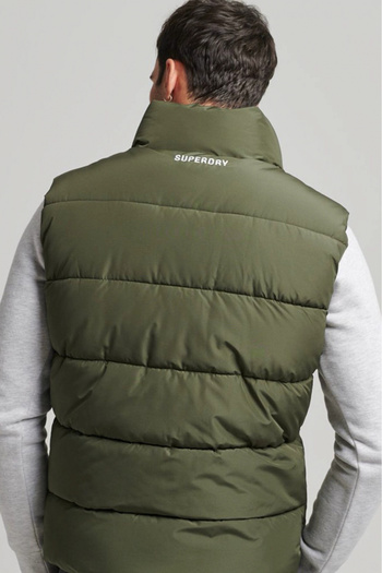 SUPERDRY Superdry Men's Bodywarmers Vest M5011808A Military Green XL INTL