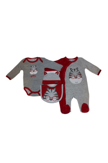 Tom & Kiddy Set bebe, TOM & KIDDY, Rosu 6-9 luni