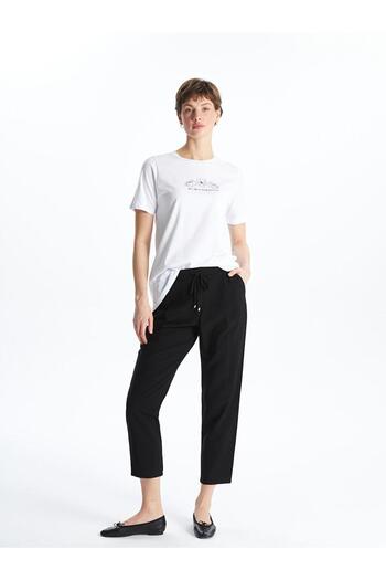 LC Waikiki Elastic Waist Carrot Cut Women's Trousers (S5)