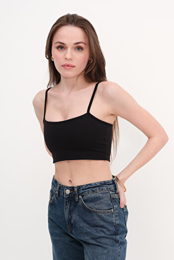 Addax Strappy Crop Tank Top A0091