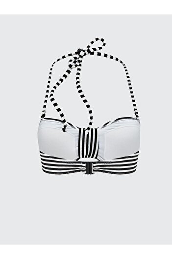 LC Waikiki Çizgili Boyundan Bağlamalı Kadın Bikini Üst (S5)