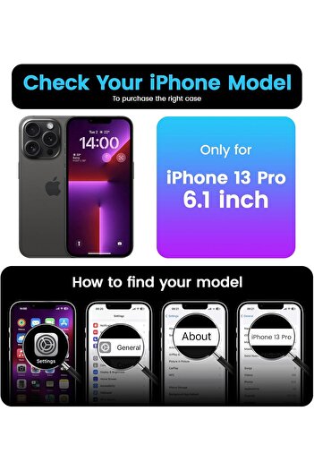 Generic Silicone Case Cover Compatible with iPhone 13 pro , Ultra Slim Fit with Full Body Protection