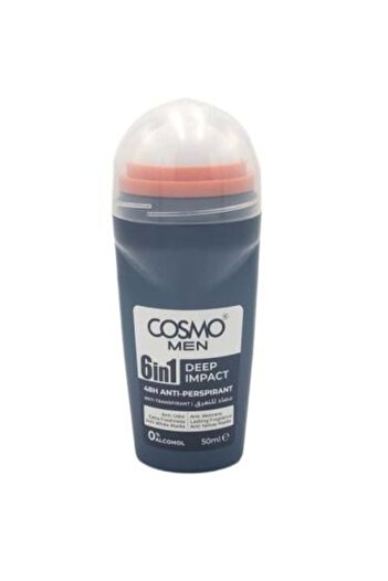 Cosmo Men's Deodorant 6-in-1 Deep Impact by Cosmo, 50 ml