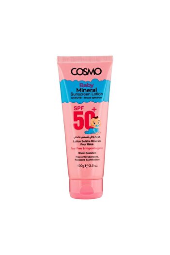 Cosmo Mineral Sunscreen Cream for Kids SPF +50, 100g