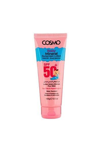 Cosmo Mineral Sunscreen Cream for Kids SPF +50, 100g