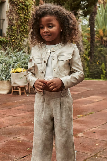MAYORAL 03551-31 Cream Trousers 4/9