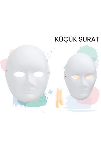 VİVA Puti Paintable Cardboard Mask Small Face