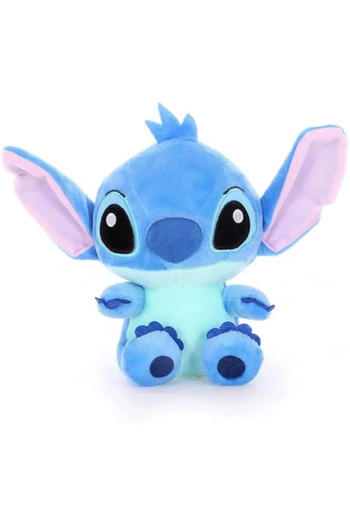 ABYZ Jucărie de pluș Stitch Cartoons pentru copii peste 3 ani, dimensiune 21cm, culoare albastră. Cadoul ideal.
