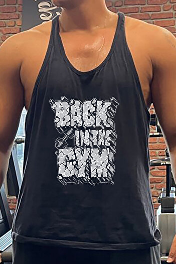 BLUU Backin Gym Fitness Tank Top Athlete's Tank Top