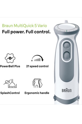 Braun طقم خلاط يدوي Mq5245wh Multiquick 5 Vario 1000 واط