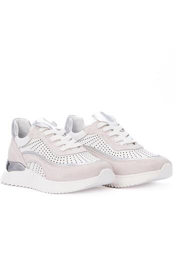 Gusse Poena Women's Genuine Nubuck Leather Sneaker Shoes 25078