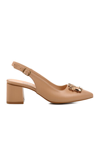 Aspor Nude Nut Women's Heeled Shoes