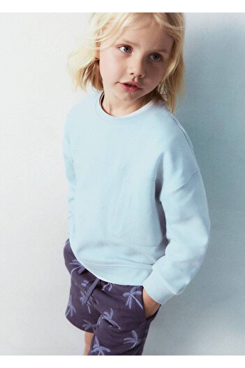 MANGO Baby Cepli pamuklu sweatshirt
