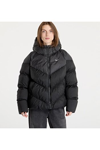 Nike Sportswear Windpuffer Storm-Fit Loose Full-Zip Hoodie Kadın Mont yakamoz spor