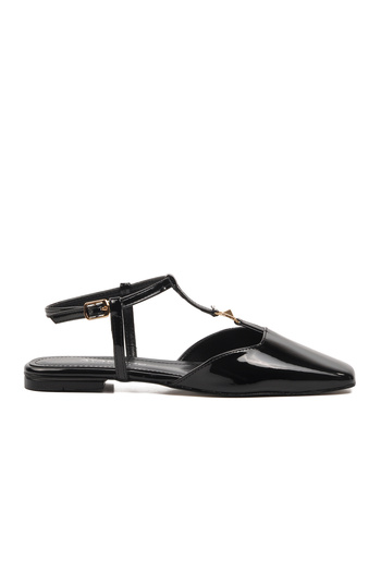 Aspor Black Women's Ballerinas