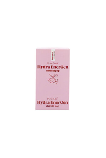 PURE AURA hydra energen electrolit pop Hydra EnerGen (Elektrolit Pop - Kırmızı Meyve Aromalı)