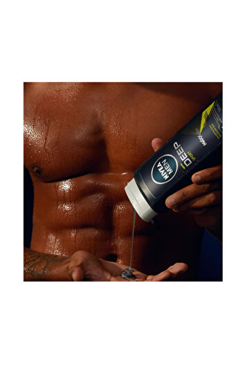 NIVEA Shower Gel Men Deep Sport With Maxxtech Formula, 500 ml