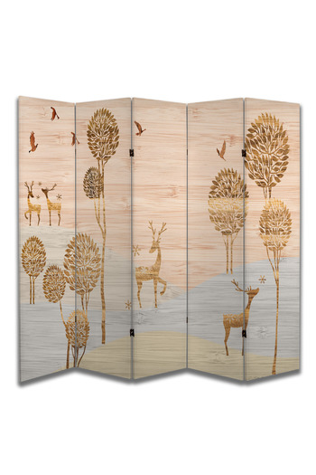 dbsanat Doğa Temalı Özel Tasarım Paravan Room Divider 180 x 200 cm
