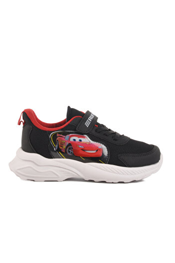 Aspor Black and White Velcro Mesh Boys' Sports Shoes