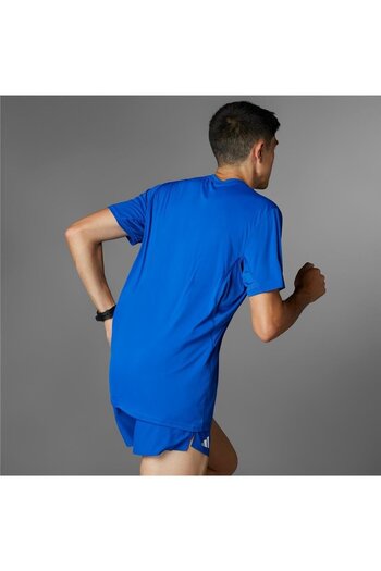 adidas Ανδρικό μπλουζάκι μπλε Adızero E Tee It1469