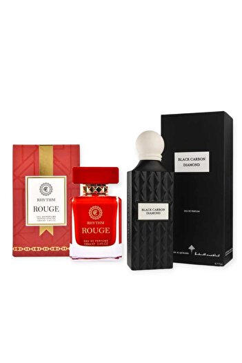 RIVIROSE Ibrahim Al Qurashi Black Carbon Diamond Perfume with Rhythm Rouge Perfume 250ml