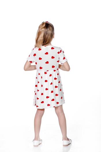 Kamex Girl's Heart Summer Dress